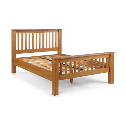 Amsterdam Oak High Footend Superking Bed - Living with Luxury