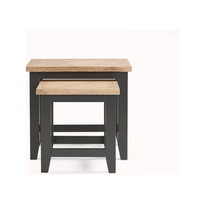 Bordeaux Nest Of Tables Dark Grey - Living with Luxury