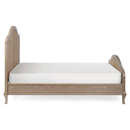 Fleur Rattan Bed - Light Oak - Living with Luxury