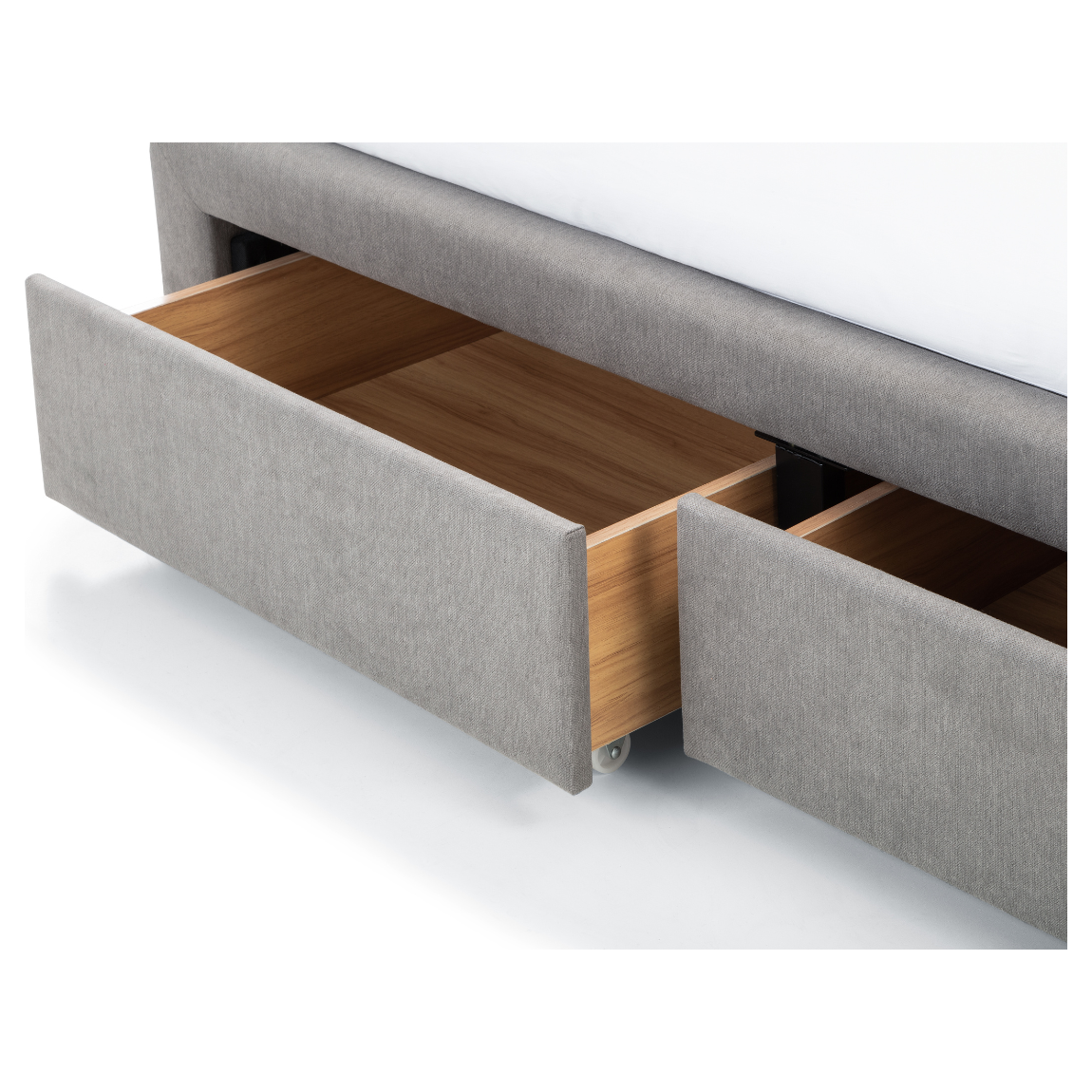 Fullerton 4 Drawer Double Bed  Grey - Living with Luxury