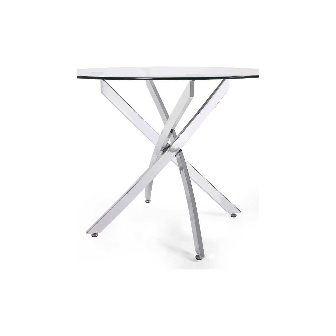 Anderson Round Glass Dining Table - Living with Luxury