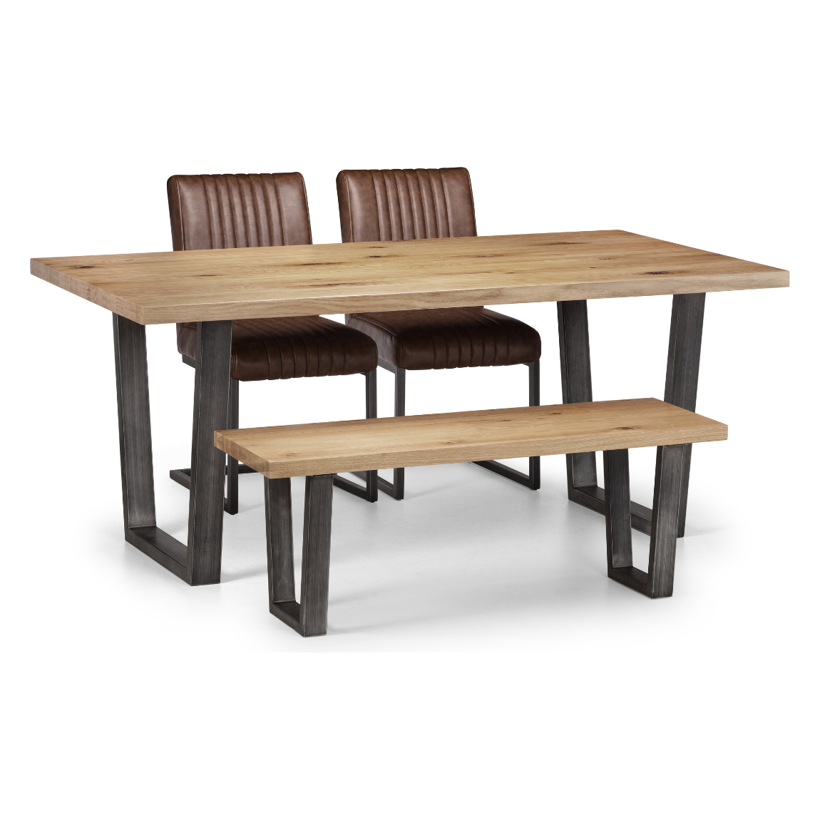 Brooklyn Dining Table - Oak - Living with Luxury