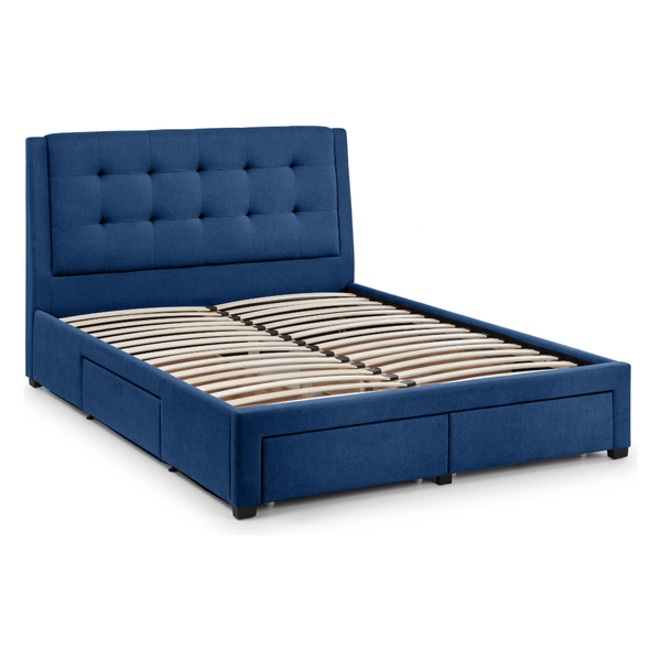 Fullerton 4 Drawer Superking Bed Blue