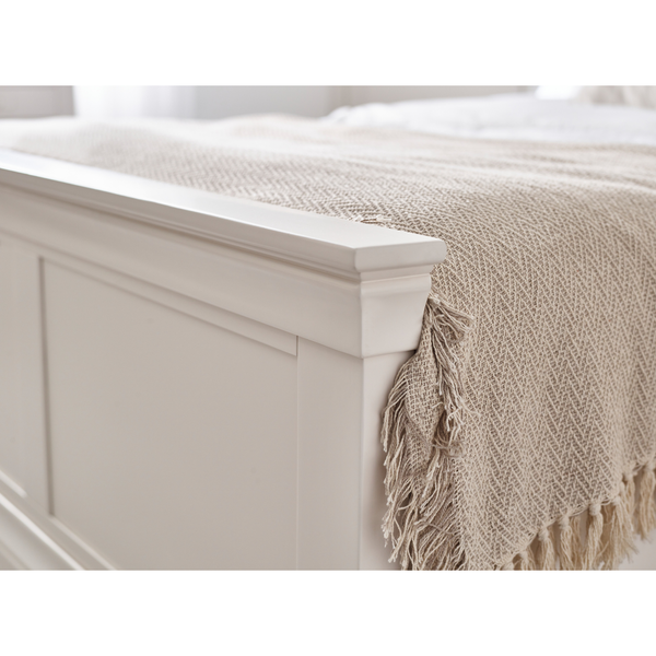 Clermont King Bed - Surf White