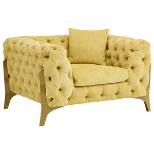 Esme Pistachio Fabric Armchair