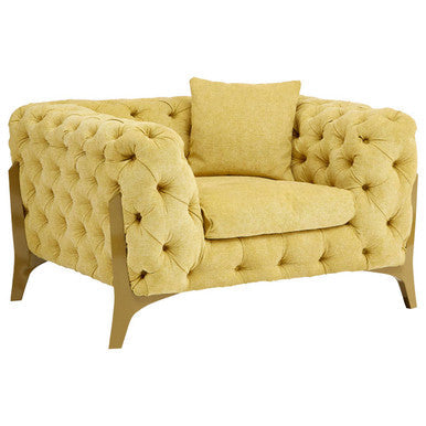 Esme Pistachio Fabric Armchair
