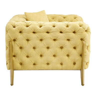 Esme Pistachio Fabric Armchair