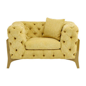 Esme Pistachio Fabric Armchair