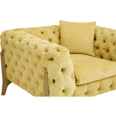 Esme Pistachio Fabric Armchair