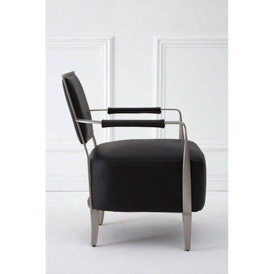 Moda Black Leather Chair