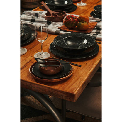 New Foundry Dining Table With Elm Wood Top