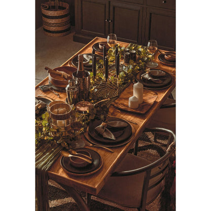 New Foundry Dining Table With Elm Wood Top