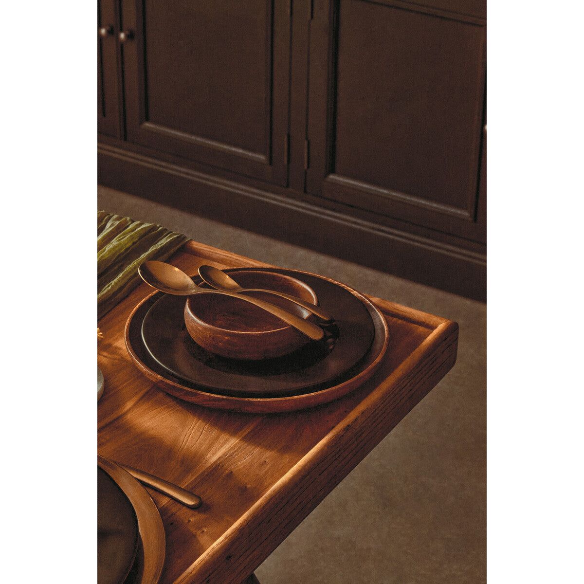 New Foundry Dining Table With Elm Wood Top