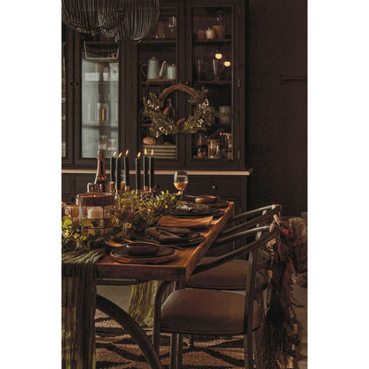 New Foundry Dining Table With Elm Wood Top