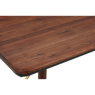 Kenso Walnut Wood Rectangular Dining Table – dimensions