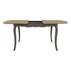 Loire Grey Wash Wooden Extending Dining Table – detail