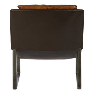Hoxton Light Brown Leather Lounge Chair