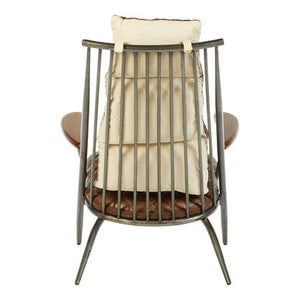 Hoxton Genuine Brown Leather Chair