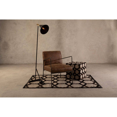 Hoxton Brown Leather Lounge Chair