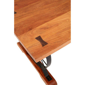 Nandri Acacia Wood Rectangular Dining Table – in room setting