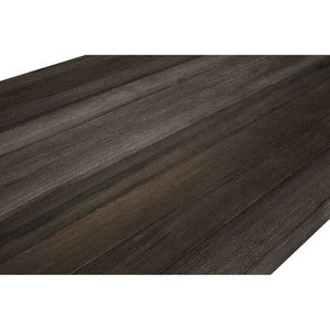 Mason Recycled Oak Wood Rectangular Dining Table – in room setting