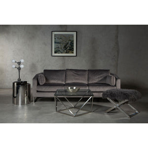 Freda 3 Seat Grey Sofa