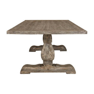 Lovina Recycled Pine Wood Rectangular Dining Table – dimensions
