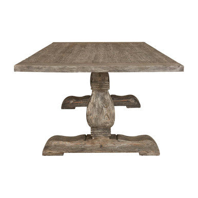 Lovina Recycled Pine Wood Rectangular Dining Table – dimensions