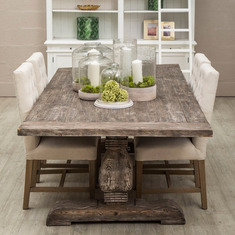 Lovina Recycled Pine Wood Rectangular Dining Table