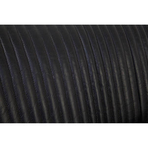 Victor 2 Seat Black Leather Sofa
