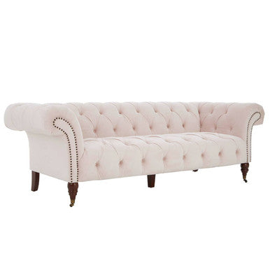 3 Seater Blossom Fabric Chesterfield Sofa | Suri – detail