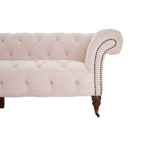 3 Seater Blossom Fabric Chesterfield Sofa | Suri – detail 2