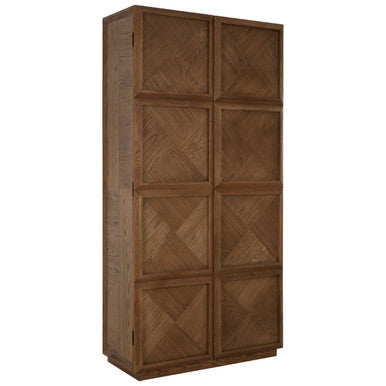 Salvar Natural Oak Wood Tall Cabinet – dimensions