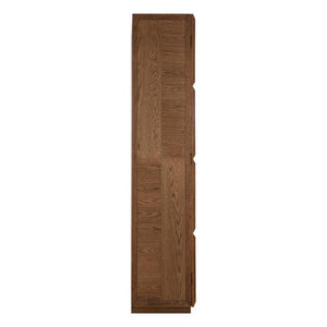Salvar Natural Oak Wood Tall Cabinet – back view