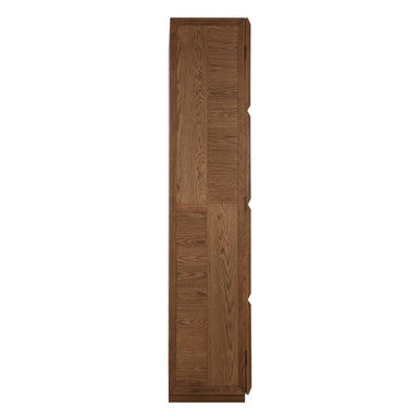 Salvar Natural Oak Wood Tall Cabinet – back view