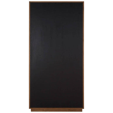 Salvar Natural Oak Wood Tall Cabinet – angle view