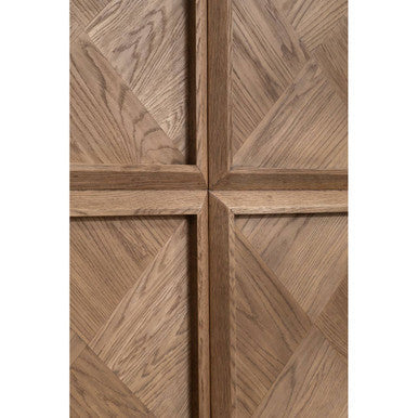 Salvar Natural Oak Wood Tall Cabinet – detail 2