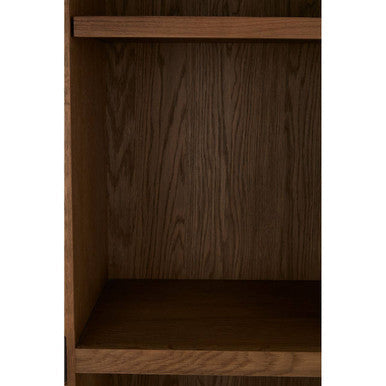 Salvar Natural Oak Wood Tall Cabinet – in room setting 2