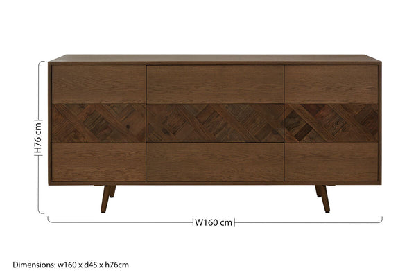 Salvar Natural Oak and Elm Wood Sideboard – detail 2
