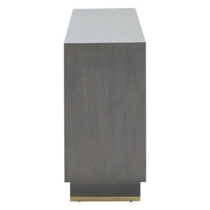 Deskey Grey Shagreen Effect 2 Door and 3 Drawer Sideboard – detail