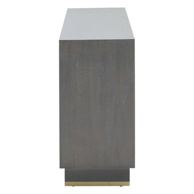 Deskey Grey Shagreen Effect 2 Door and 3 Drawer Sideboard – detail