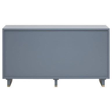 Deskey Grey Shagreen Effect 2 Door and 3 Drawer Sideboard – close-up