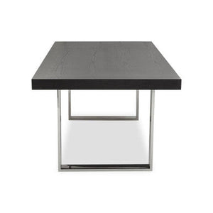 Ulmus Black Elm Wood Dining Table – dimensions