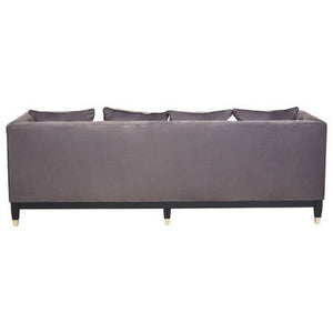 Sefira 3 Seat Viola Pirate Grey Fabric Sofa