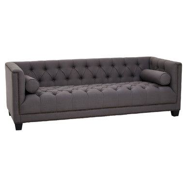 Surina 3 Seat Grey Fabric Sofa
