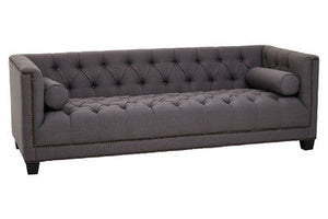 3 Seater Grey Fabric Sofa | Surina – detail