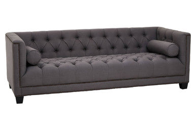 3 Seater Grey Fabric Sofa | Surina – detail