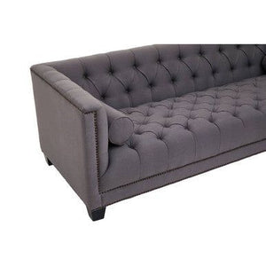 Surina 3 Seat Grey Fabric Sofa