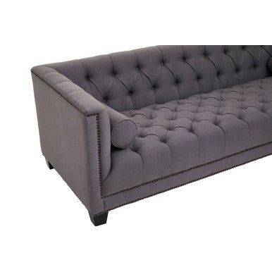 Surina 3 Seat Grey Fabric Sofa