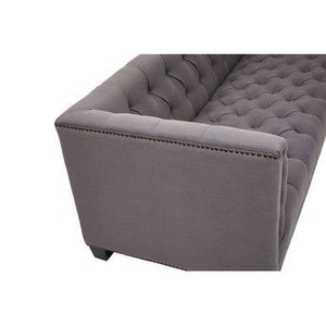 Surina 3 Seat Grey Fabric Sofa